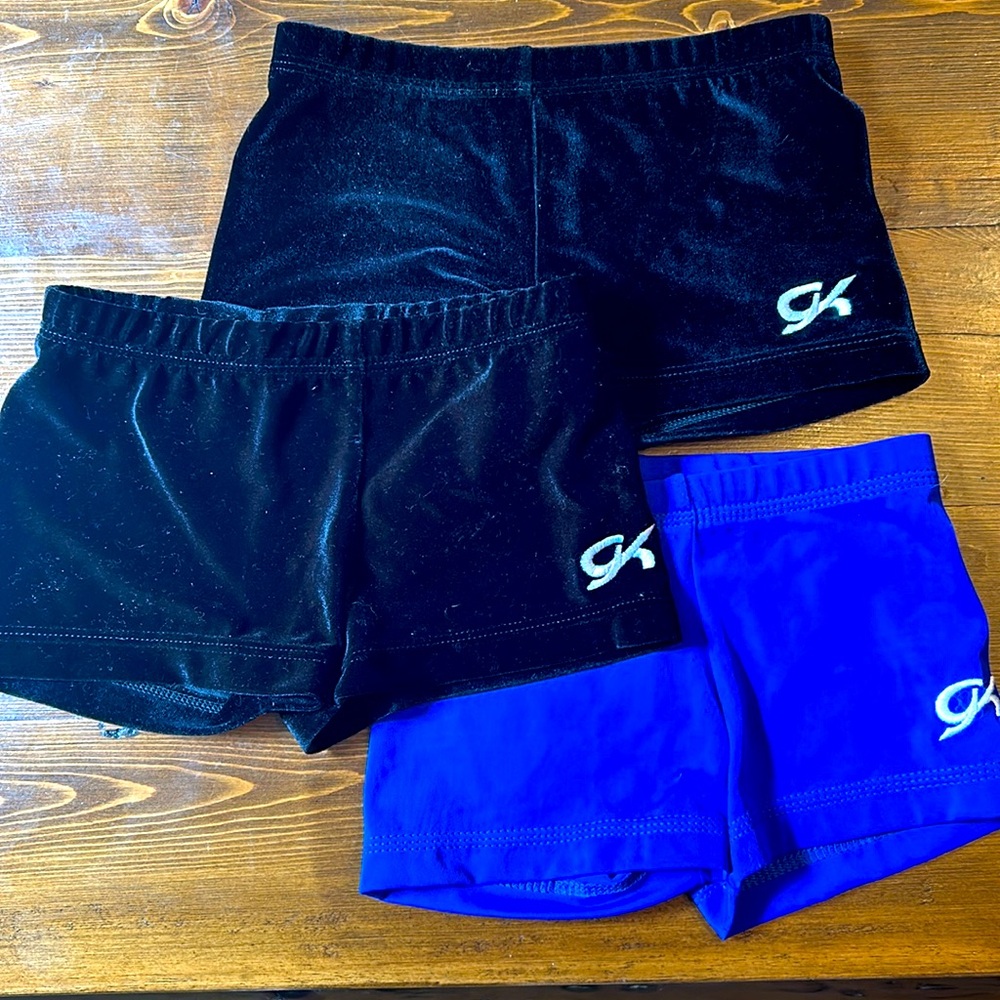 Lot of GK gymnastics shorts.
